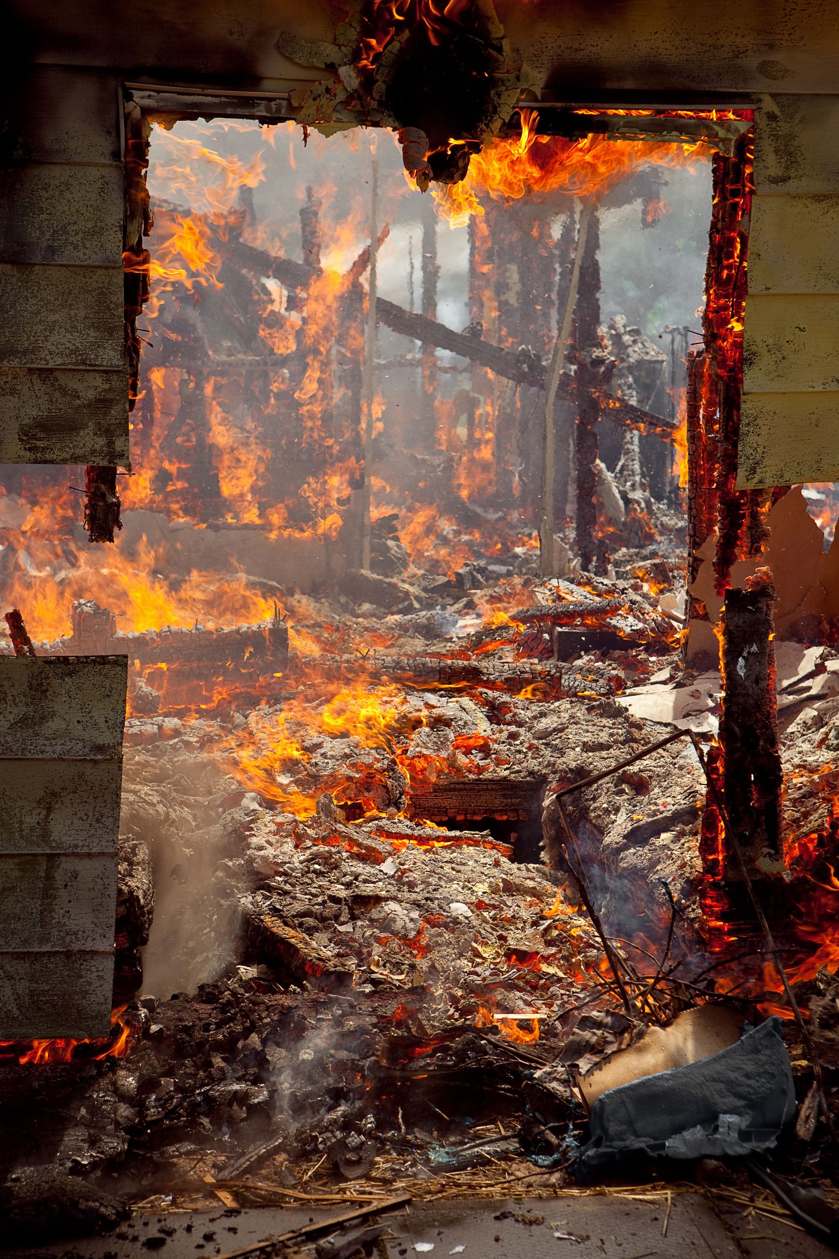 Coming back from fire damage with the help of a restoration company